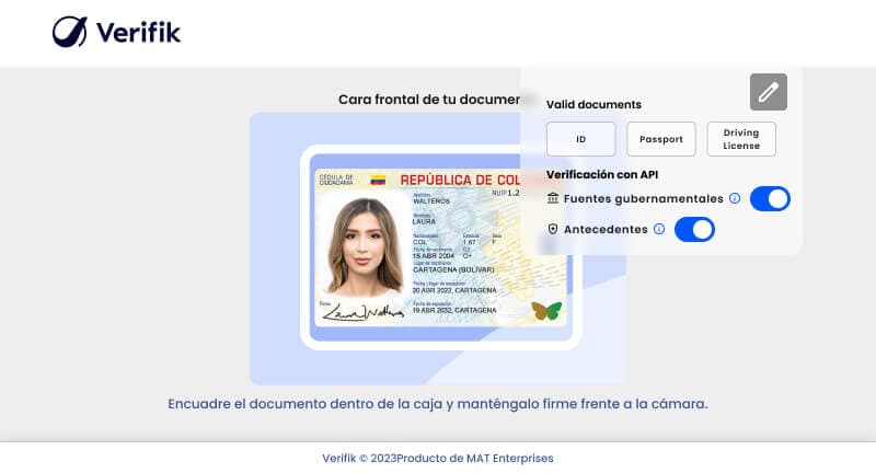 Paso 2: Configura los documentos a validar